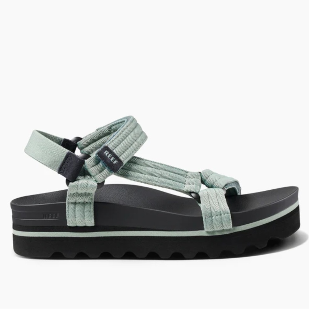 Reef sandals Cushion Rem Hi platform adjustable straps green comfort walking 8 - Picture 14 of 14